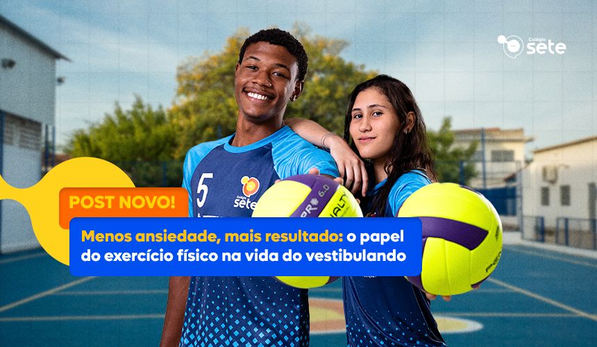 Menos ansiedade, mais resultado: o papel do exercício físico na vida do vestibulando